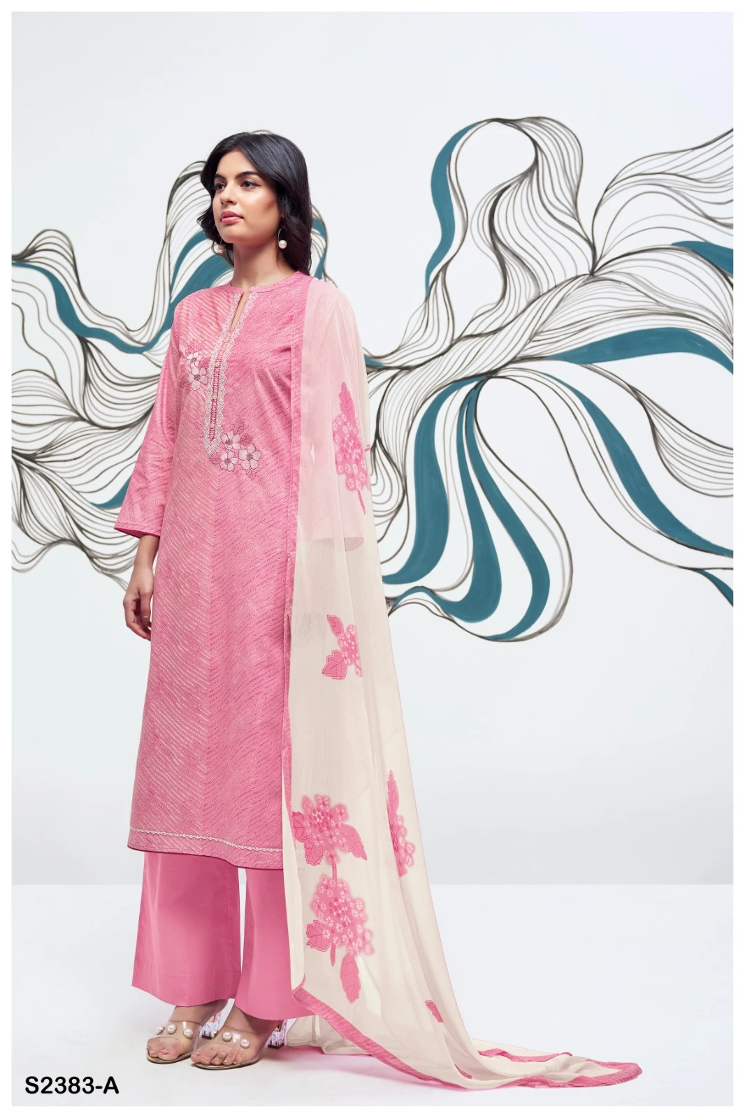 Ganga Maleah 2383 Premium Cotton Printed Wholesale Fancy Salwar Suit Catalog — Wholesale Salwar Suits, Ganga wholesale from Surat - Gallery Image 4